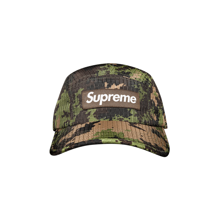 Supreme Camo Ripstop Camp Cap 'Woodland Camo'