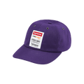Supreme Cordura Teflon Label 6-Panel 'Dark Purple'