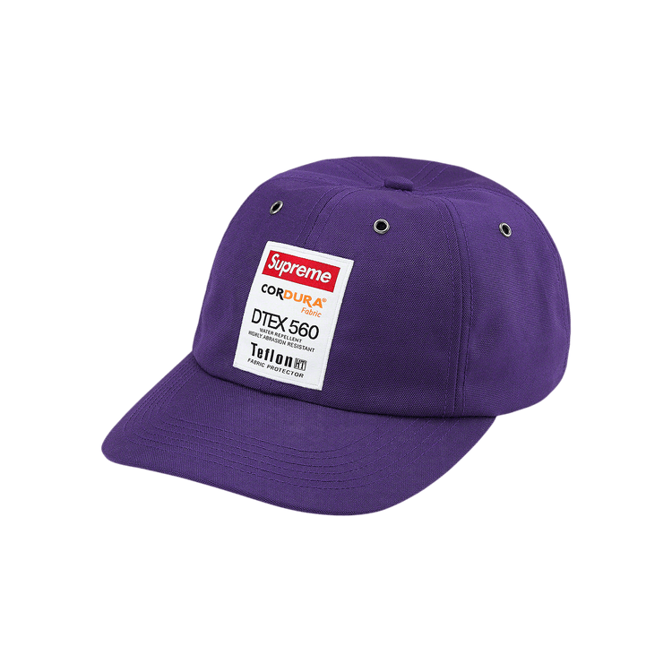 Supreme Cordura Teflon Label 6-Panel 'Dark Purple'