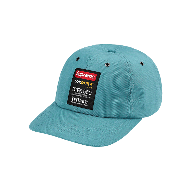 Supreme Cordura Teflon Label 6-Panel 'Teal'