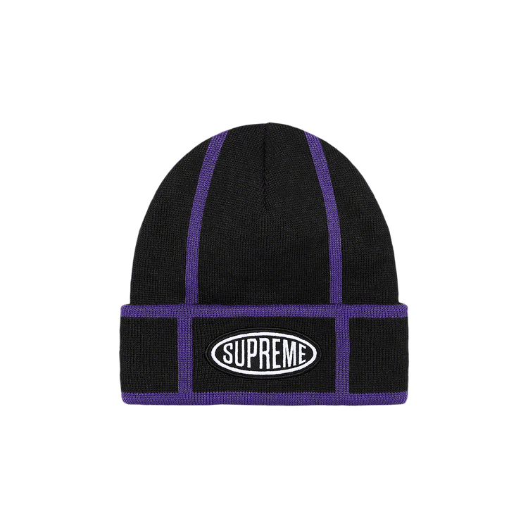 Supreme Grid Beanie 'Black'