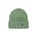 Supreme Rainbow Stripe Beanie 'Green'