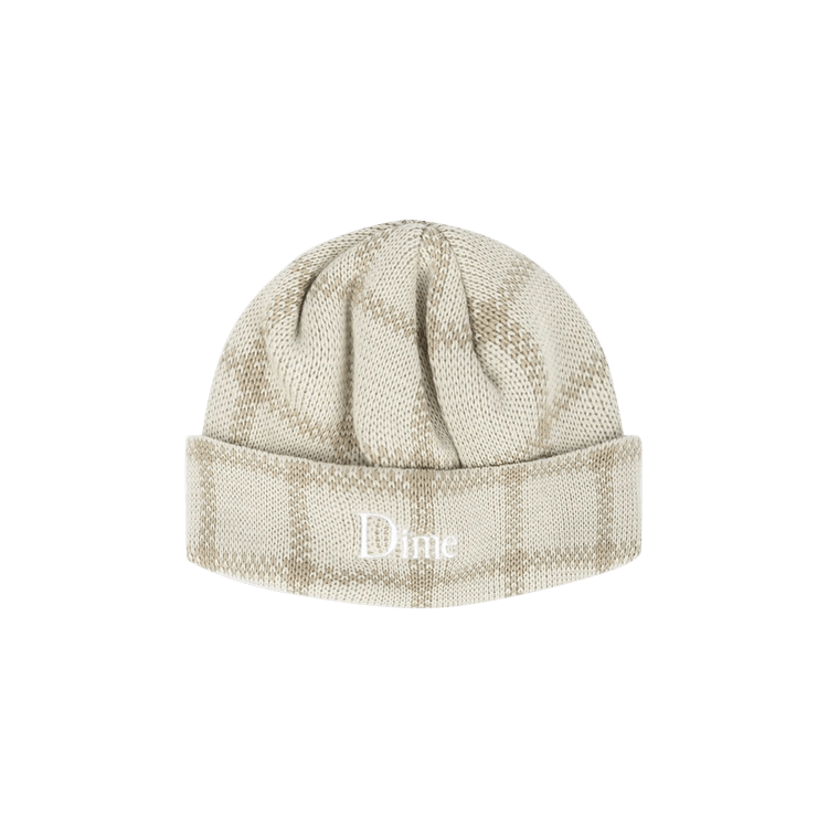 Dime Classic Plaid Beanie 'Tan'