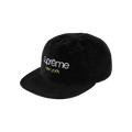 Supreme Corduroy Classic Logo 6-Panel 'Black'