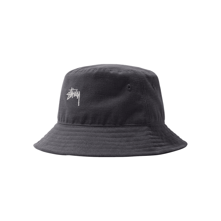 Stussy Stock Bucket Hat 'Charcoal'