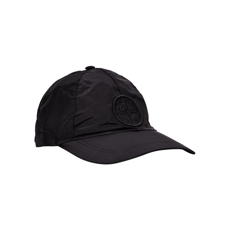 Stone Island Nylon Logo Embroidered Hat 'Black'