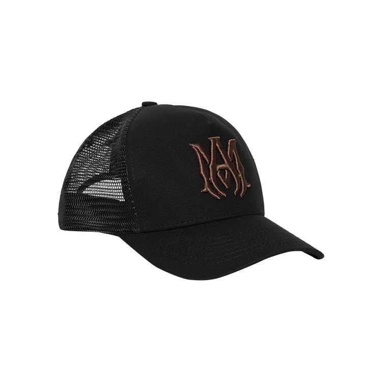 Amiri MA Trucker Hat 'Black/Brown'