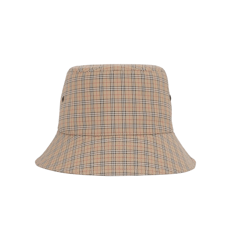 Burberry Mini Check Bucket Hat 'Archive Beige'