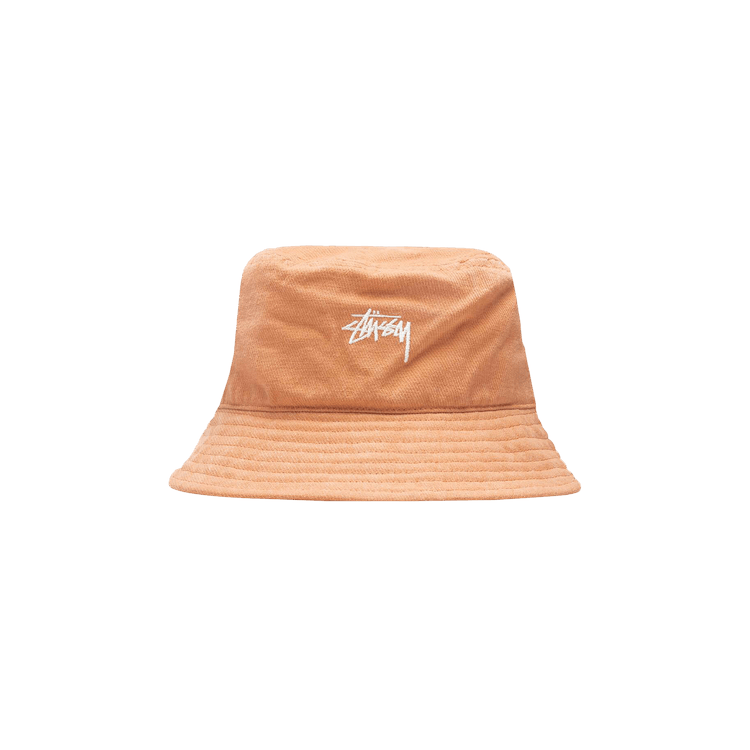 Stussy Stock Bucket Hat 'Tangerine'