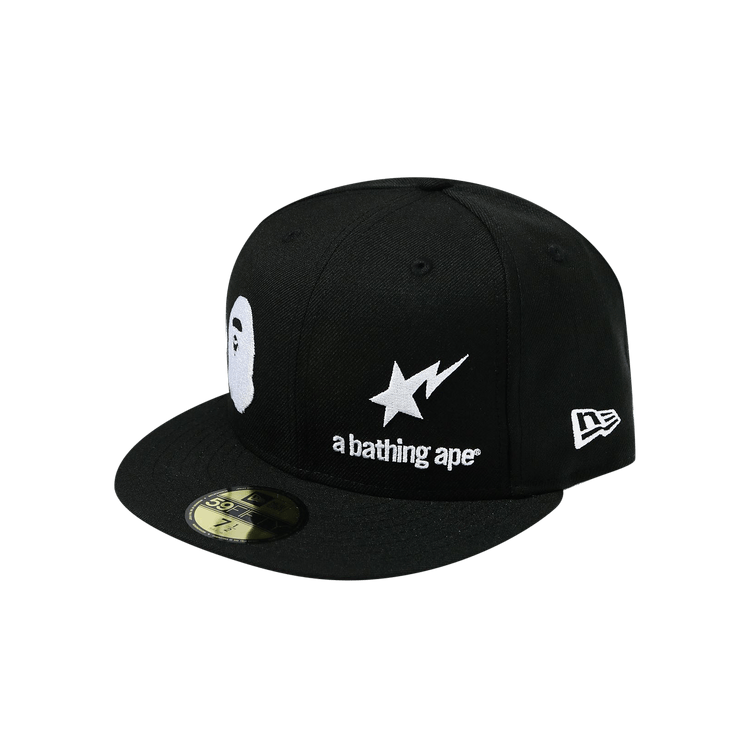 BAPE x New Era 59 Fifty Cap 'Black'