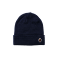 BAPE Ape Head One Point Knit Cap 'Navy'