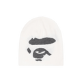 BAPE Ape Face Knit Cap 'White'