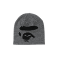 BAPE Ape Face Knit Cap 'Grey'