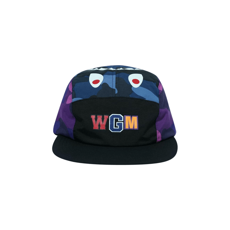BAPE Color Camo Shark Jet Cap 'Navy'
