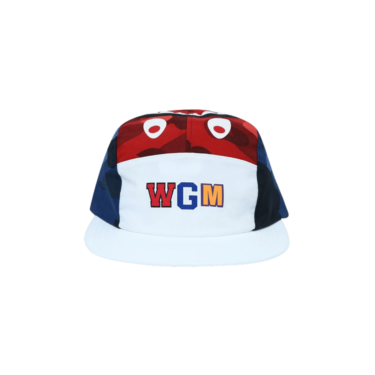 BAPE Color Camo Shark Jet Cap 'Red'