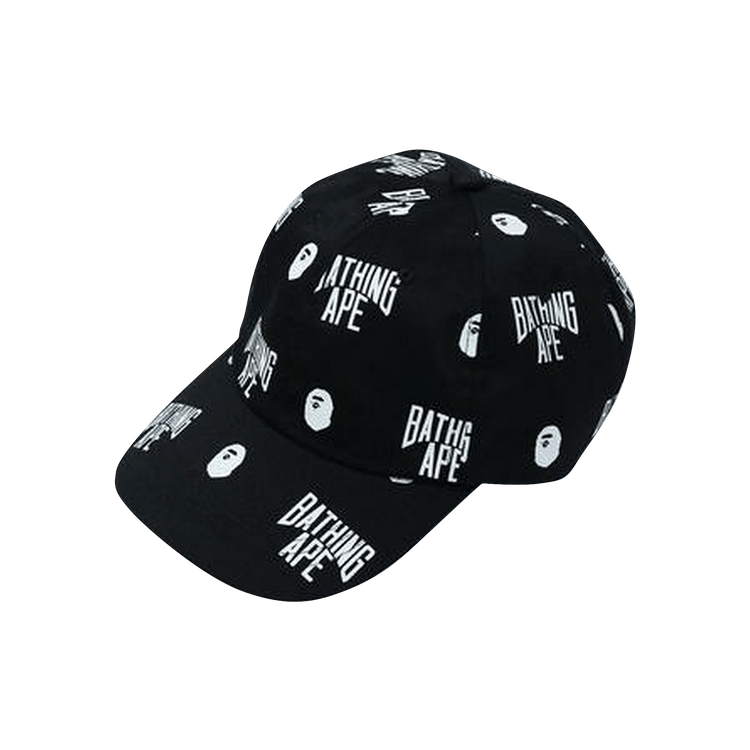 BAPE Monogram Panel Cap 'Black'