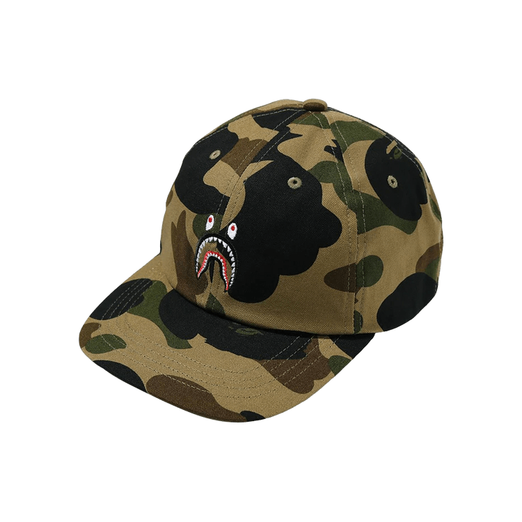 BAPE 1st Camo Shark Panel Cap 'Green'