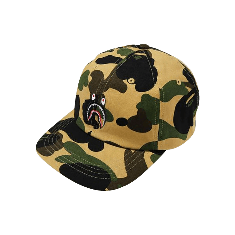 BAPE 1st Camo Shark Panel Cap 'Yellow'