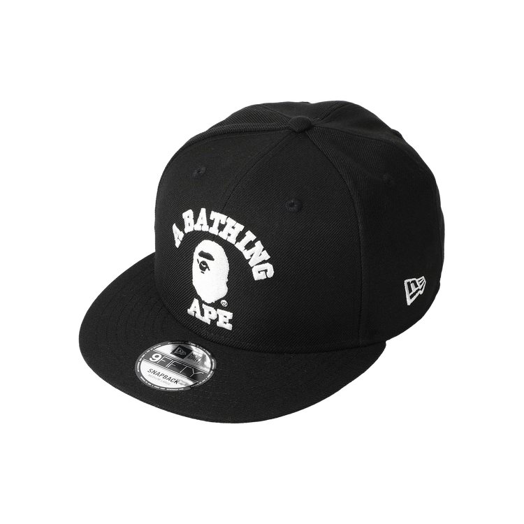 BAPE College New Era Snap Back Cap 'Black'