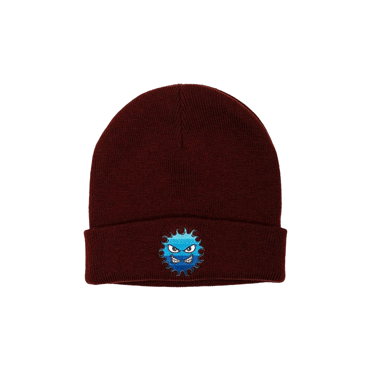 Rassvet Graphic Embroidery Beanie 'Burgundy'