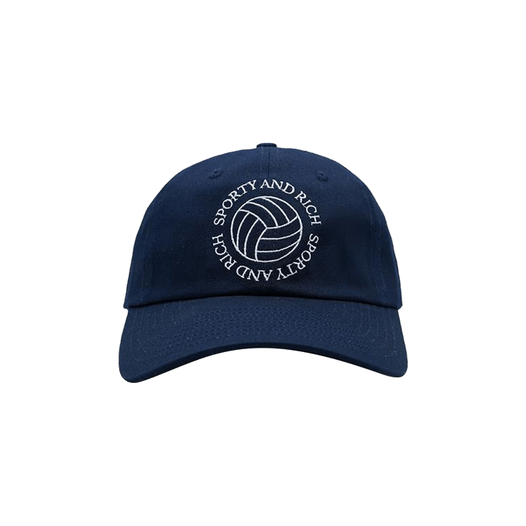 Sporty & Rich Valleyball Hat 'Navy/White'