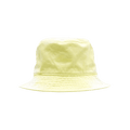 We11done Logo Hand Bleached Bucket Hat 'Yellow'