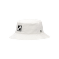 We11done Square Logo Bucket Hat 'White'