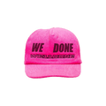 We11done Logo Trucker Cap 'Neon Pink'