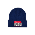 Supreme Gonz Nametag Beanie 'Navy'