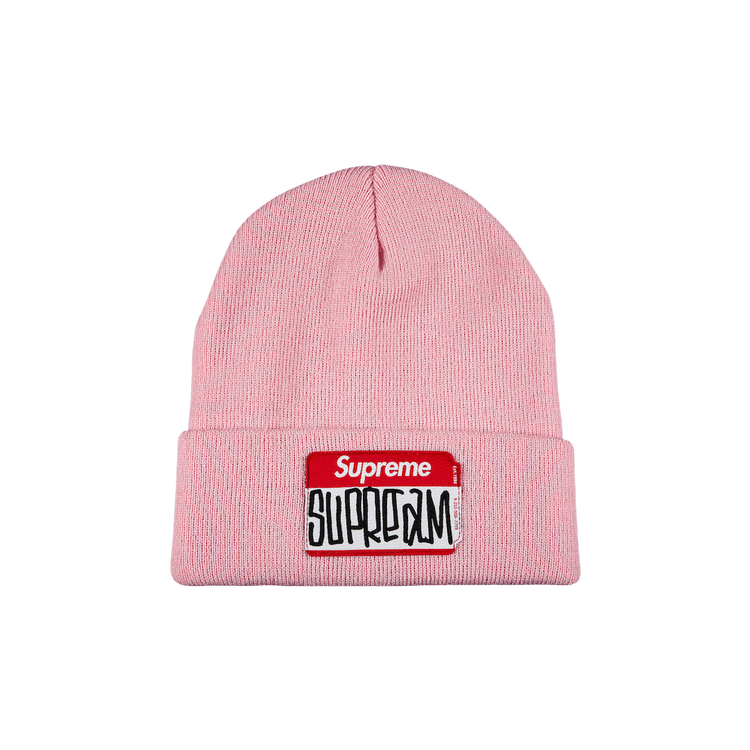Supreme Gonz Nametag Beanie 'Pink'