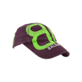 Balenciaga Bb Sprayed Cap 'Grape/Fluo Green'