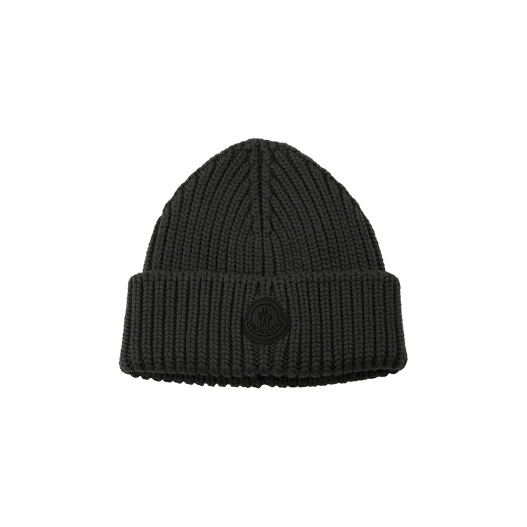 Moncler Plain Knit Hat 'Grey'