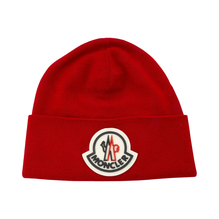 Moncler Giant Logo Hat 'Red'