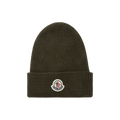 Moncler Logo Beanie 'Olive'