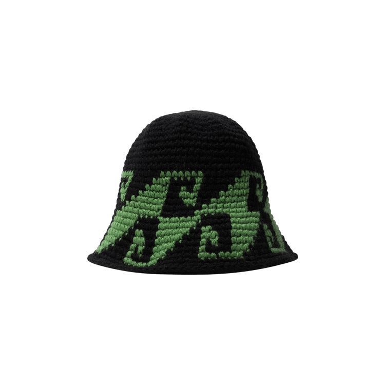 Stussy Waves Knit Bucket Hat 'Black'