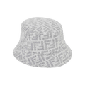 Fendi FF Jacquard Bucket Hat 'Grigio'