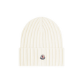 Moncler Knitted Hat 'Ivory'