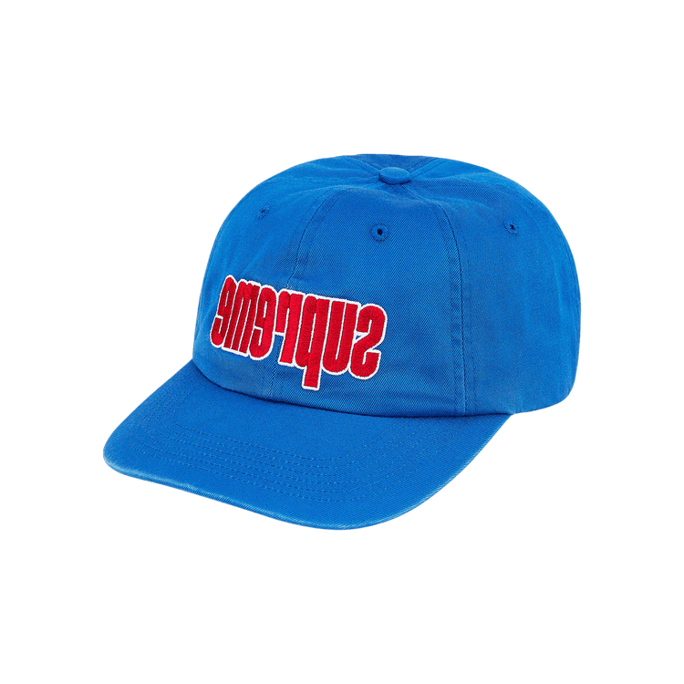 Supreme Reverse Logo 6-Panel 'Royal'