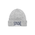 Supreme x New Era Rhinestone Beanie 'Heather Grey'