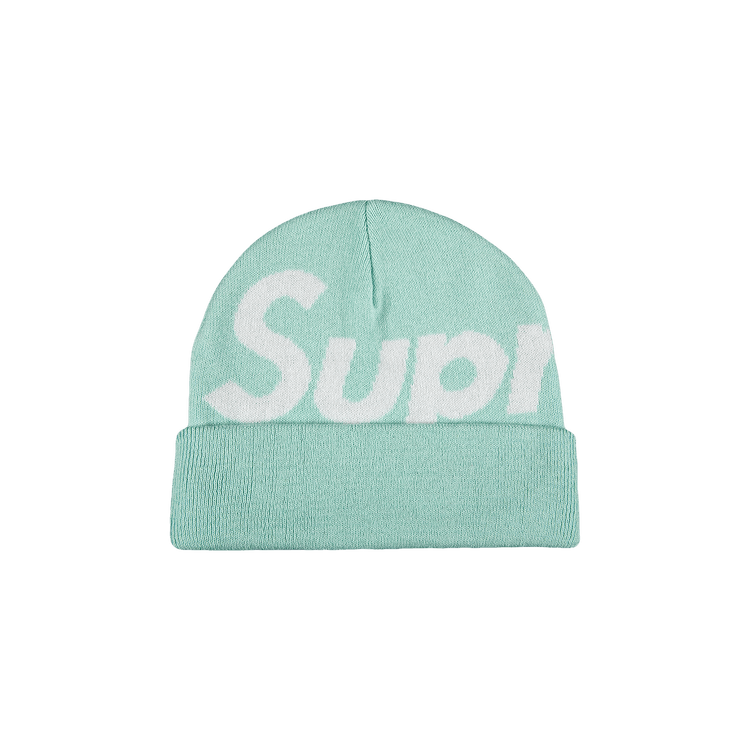 Supreme Big Logo Beanie 'Turquoise'