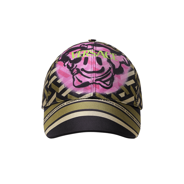 Versace Medusa Smile Logo Cap 'Black/Military'