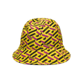 Versace Greca Signature Print Bucket Hat 'Yellow/Black'