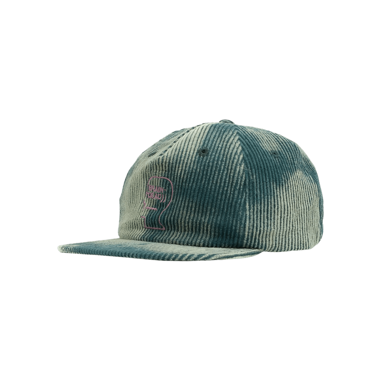 Brain Dead Bleach Cord Logo Head 5 Panel Cap 'Mallard Green'