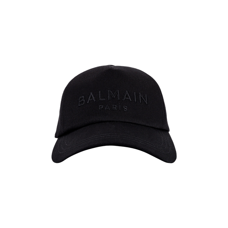 Balmain Cotton Cap 'Noir'