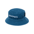 Palm Angels Cord Logo Bucket Hat 'Navy/White'