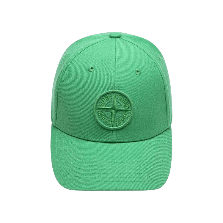 Stone Island Nylon Logo Embr Hat 'Green'