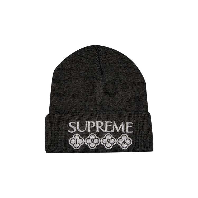 Supreme Glitter Beanie 'Black'