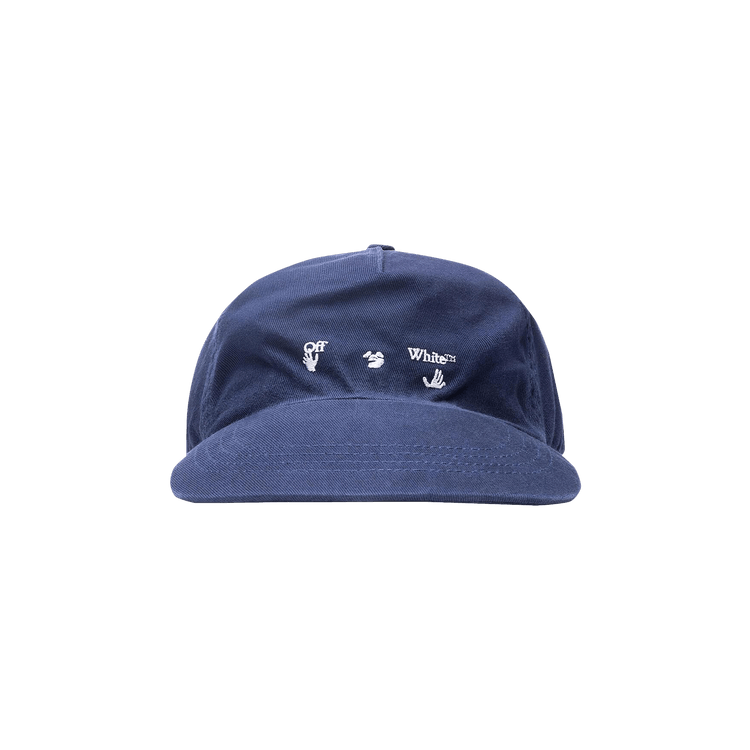 Off-White Logo Baseball Cap 'Deep Blue/White'
