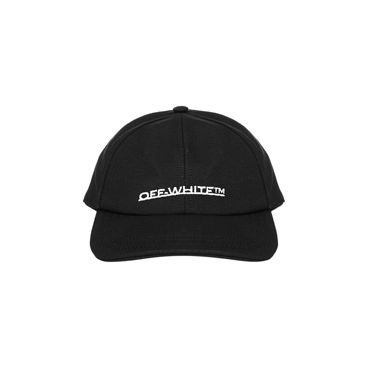 Off-White Underlined Logo Baseball Cap 'Black/White'