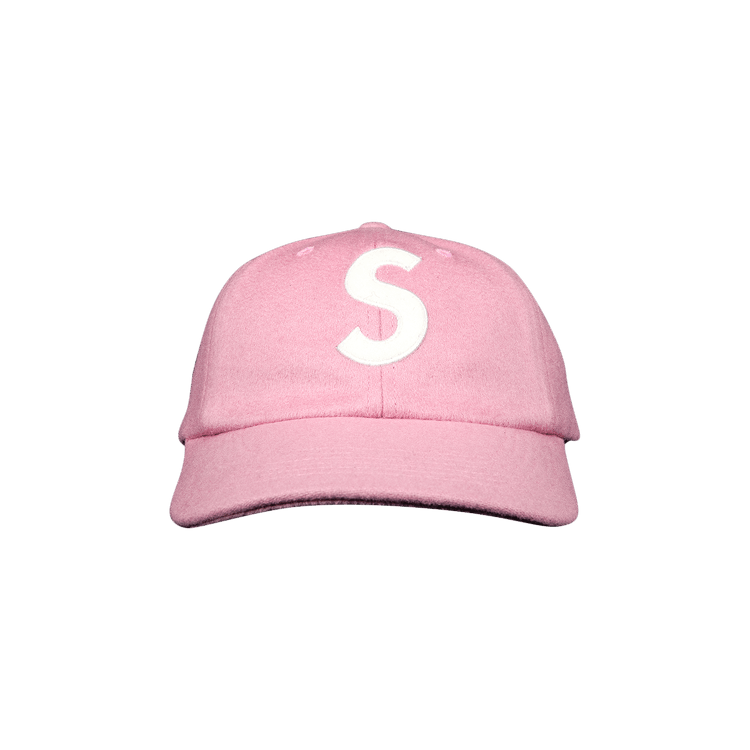 Supreme Wool S Logo 6-Panel 'Pink'